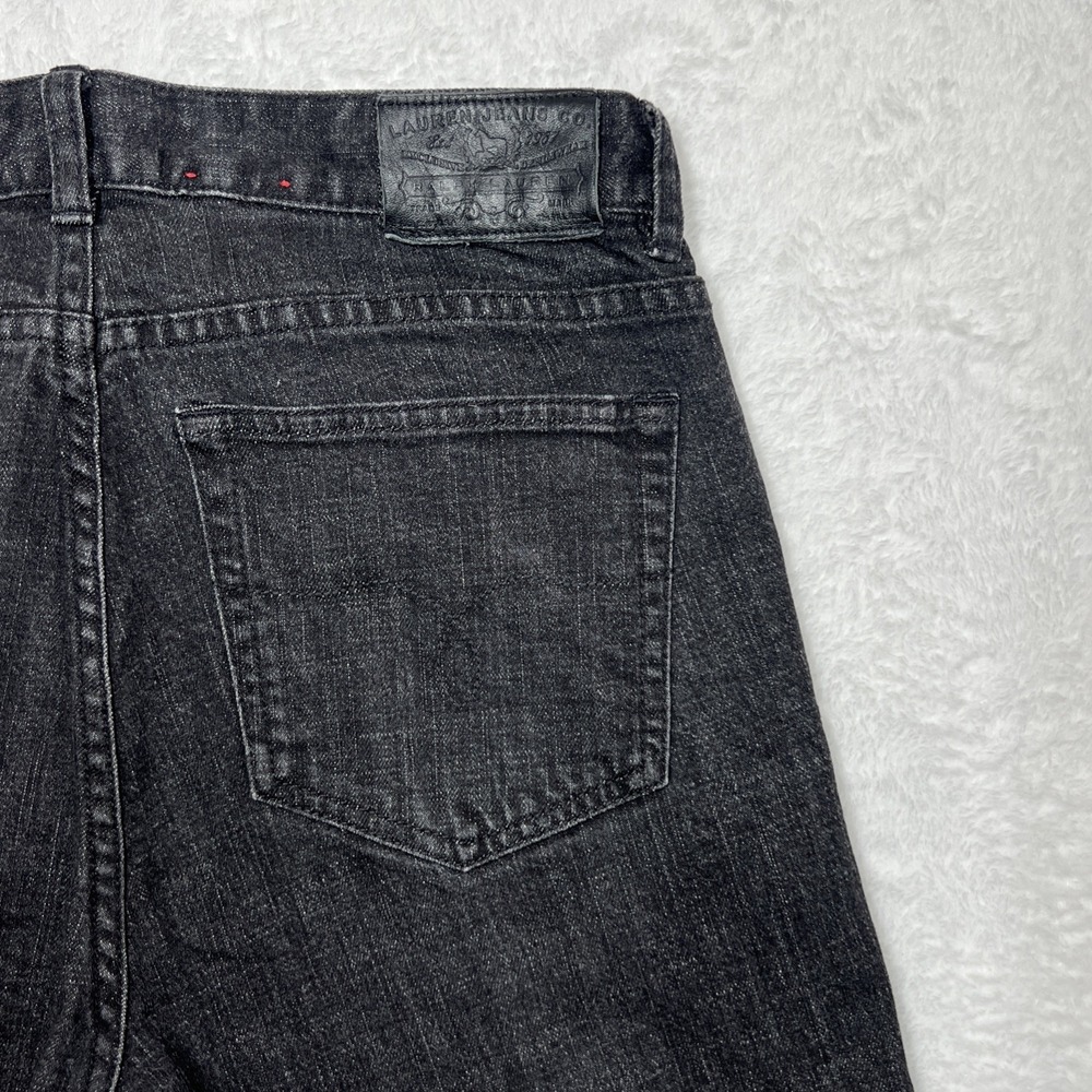 Ralph Lauren Classic Straight Jeans 4 Black Lauren Jeans Co. LRL Denim - Picture 11 of 16